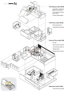 Architectural Concept Design for apartment renovation